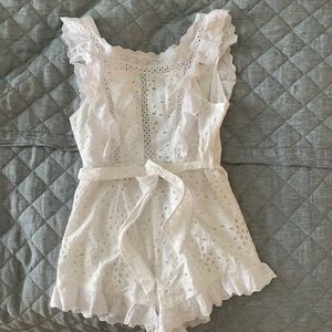 Vici White Romper